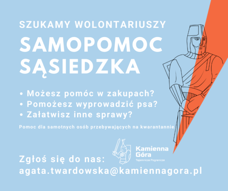 Dołącz do wolontariuszy Samopomocy Sąsiedzkiej