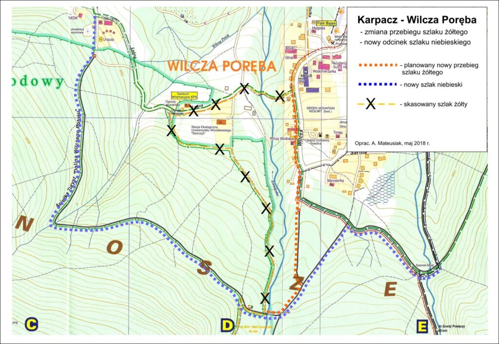 Zmiany na szlakach i remont w Karkonoskim Parku Narodowym