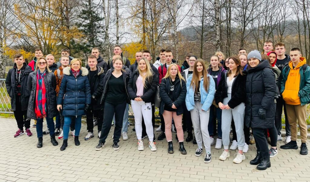 Uczniowie kamiennogórskiej szkoły w Lipsku