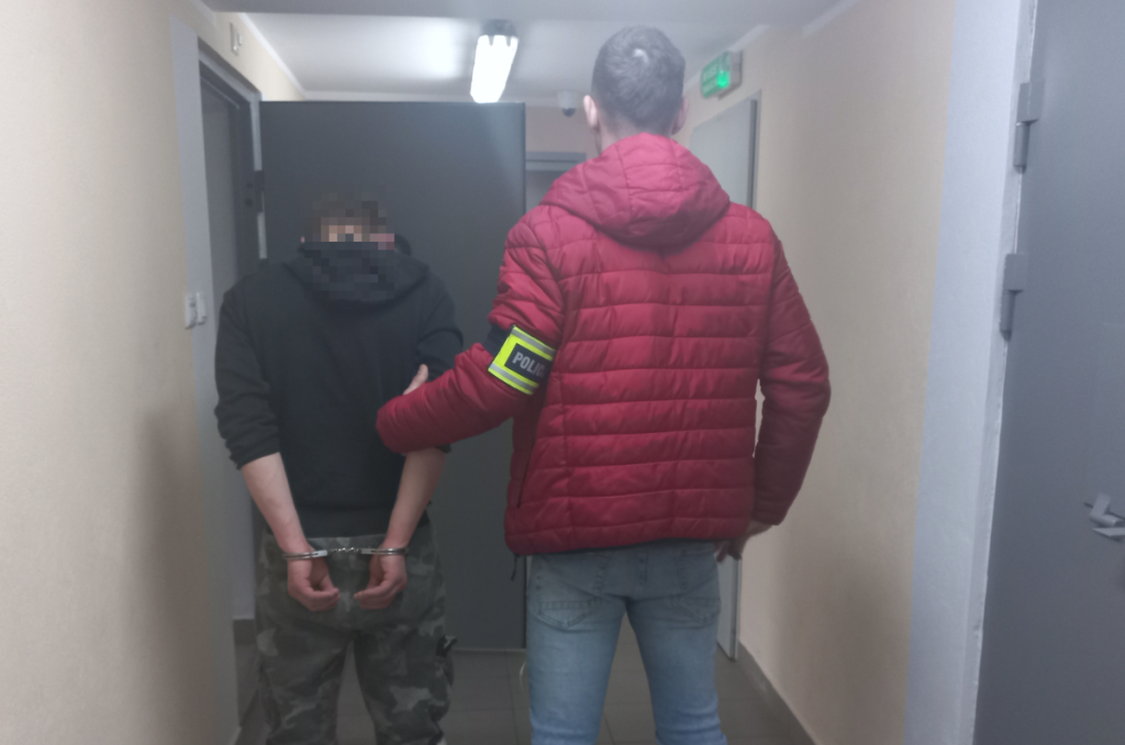 Okradł sąsiada, został zatrzymany.