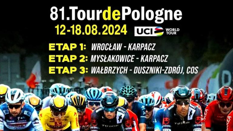 12 sierpnia pod Halą Stulecia we Wrocławiu rozpocznie się 81. Tour de Pologne. Kolarze przejadą także ulicami Kamiennej Góry. Będą utrudnienia w ruchu.