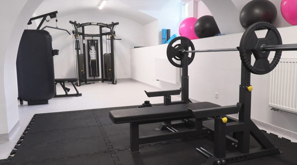 Nowa sala odnowy w Wojewódzkim Szpitalu dla Nerwowo i Psychicznie Chorych w Bolesławcu.