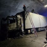 Tunel S3: spłonęła kabina tira